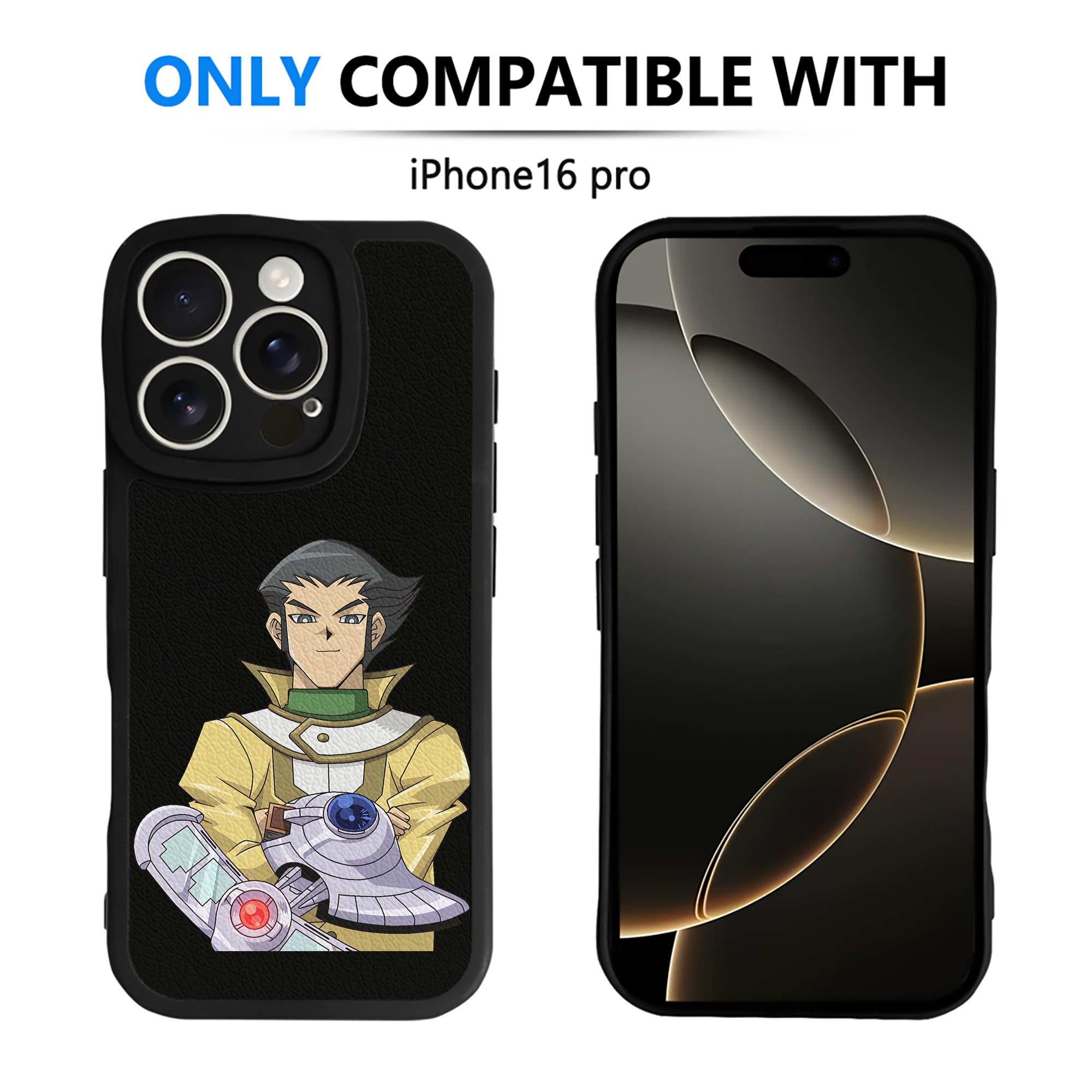 遊☆戯☆王 Yu-Gi-Oh! 【iPhone 16シリーズ対応】シリコンスマホケース（レザー調） 材質：シリコン